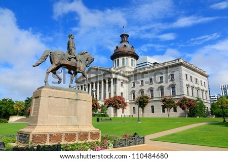The South Carolina State House in Columbia.