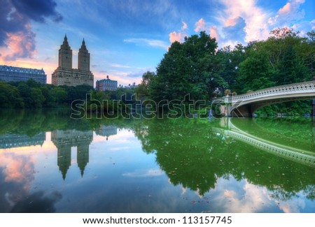 The Lake in New York City\'s Central Park
