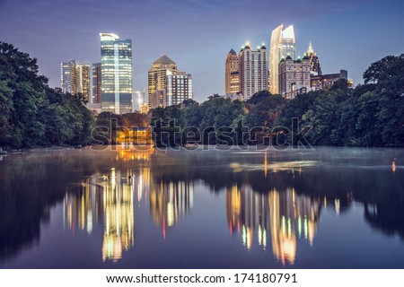 Atlanta, Georgia, USA at Piedmont Park.