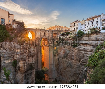 Similar – Foto Bild Ronda El Puente Nuevo Andalusien Spanien