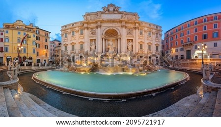 Similar – Foto Bild Rom-Trevi-Brunnen oder Fontana di Trevi in Rom, Italien.