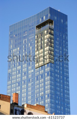 NEW YORK CITY - SEPTEMBER 21: The modern 46 story luxury Trump SoHo Hotel September 21, 2010 in New York, New York.