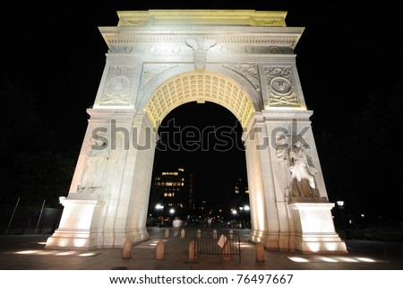 Washington Square Arch in New York City