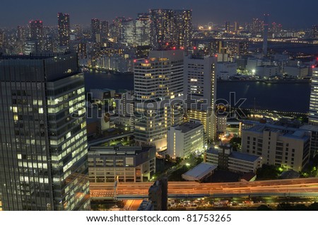 TOKYO, JAPAN - JULY 4: With nearly 35 million people, Tokyo is the world\'s most populous metropolis and is described as one of the three command centers for world economy July 4, 2011 in Tokyo, Japan.