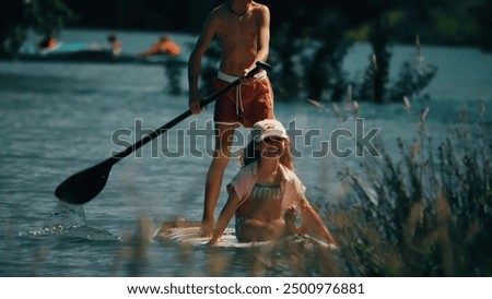 Image, Stock Photo Discover the unknown together