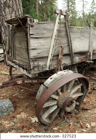 Vintage American Old West Wagon