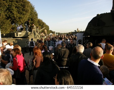 ROME - NOV. 6:  today many people visit Circus Maximus on Armed Forces Day, Nov. 6, 2010 in Rome, Italy. Armed Forces Day is celebrated from Nov. 4-7, 2010.