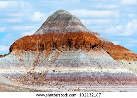 Painted Desert Bizarre Landscape Mountain