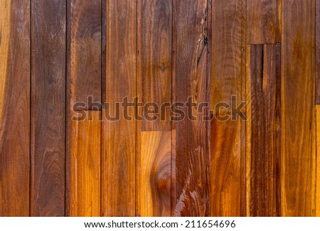 Vibrant wood panel boards that have been stained
