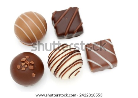 Similar – Image, Stock Photo Ball shaped dessert on plate