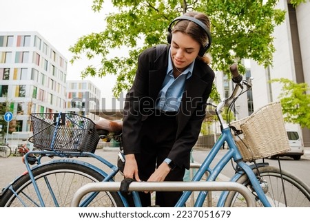 Similar – Foto Bild Mit dem Fahrrad durch die Unterführung