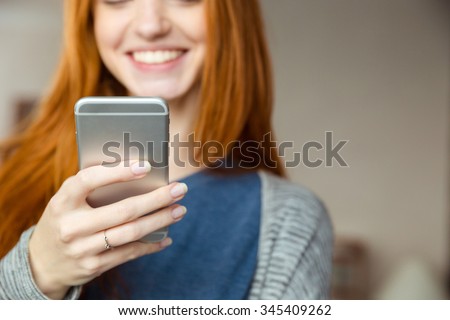 Similar – Image, Stock Photo smartphone love Woman