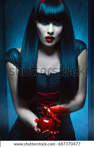 Image, Stock Photo Snow Fe Woman Young woman