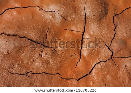 clay soil after rain