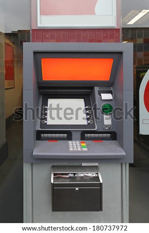 Automated teller machine cash point