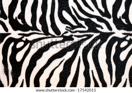 Wild African animal hide pattern zebra straps