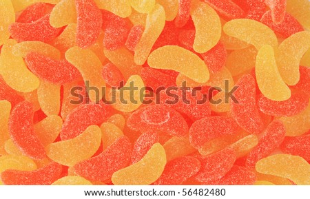 Lemon and Orange candy background