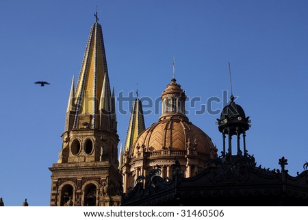 Downtown of Guadalajara, Jalisco, Mexico.