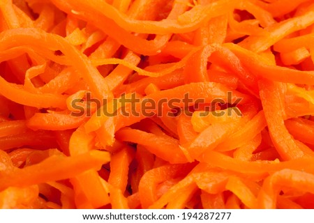 carrot shredded macro
