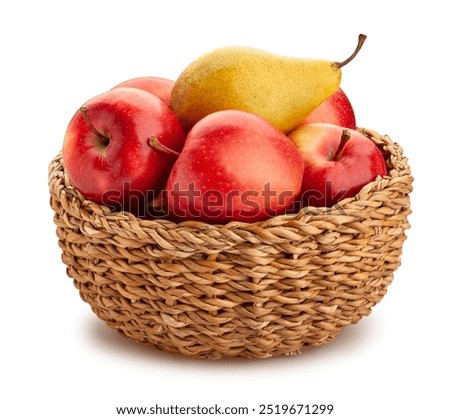 Similar – Image, Stock Photo Apple and pear in consensus