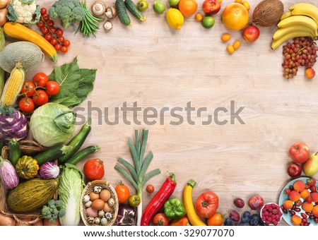 Healthy Foods Background / High Resolution Product, Studio Photography ...