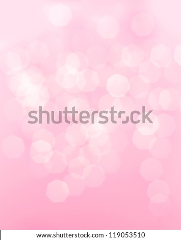 Bright glowing pink abstract background in the form of bokeh
