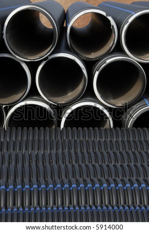 Black Corrugated Pipe