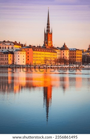 Similar – Foto Bild #S# Stockholm Dämmerung