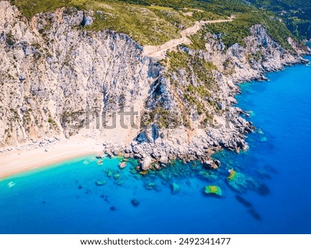 Similar – Foto Bild Ammos Strand auf Kefalonia Griechenland