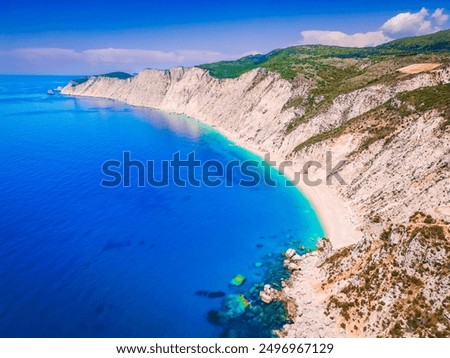 Similar – Foto Bild Ammos Strand auf Kefalonia Griechenland