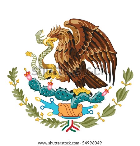The national arms of Mexico
