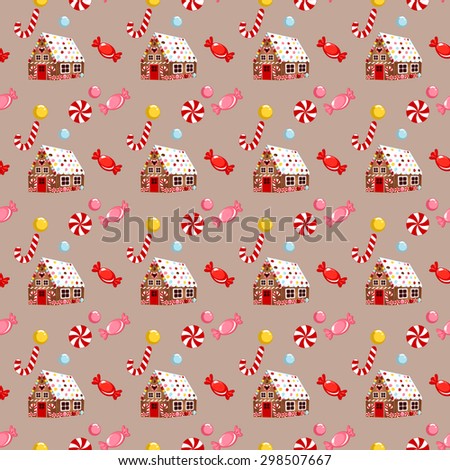 Gingerbread house background