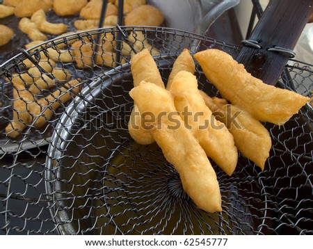 Deep-fried dough stick breakfast or snack of the Chinese people Popular in Thailand