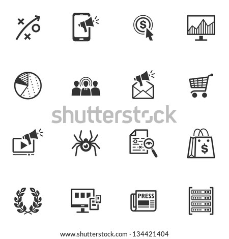 SEO & Internet Marketing Icons - Set 3