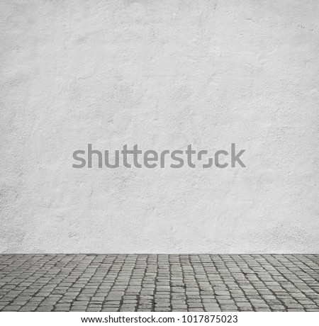 Similar – Foto Bild alte steinige Mauer mit Flechten