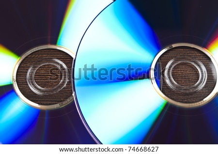 Group of computer compact discs