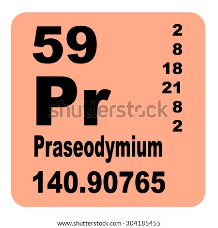Praseodymium Periodic Table of Elements
