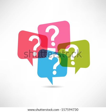 question mark icon Stockfoto © 