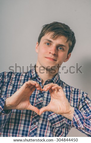 man made hands heart