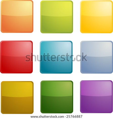 Blank Empty Icon Clipart Illustration, Square Rectangle Shape ...