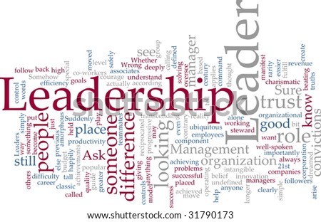 Word Cloud Concept Illustration Of Leadership Management - 31790173 ...