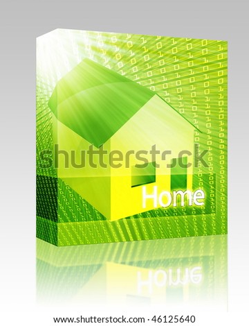 Software package box Online housing real estate internet website ecommerce