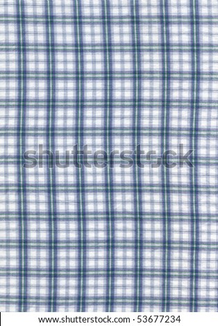 Close-up of a blue checked cloth for background