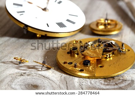 Antique watch parts