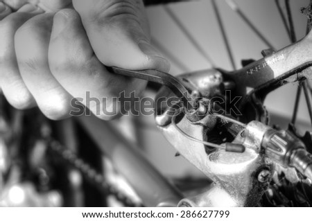 Fixing bike gears
