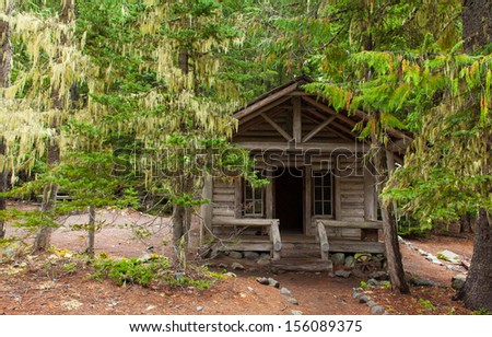 An old Park Ranger cabin in Mt. Rainier National Park, Washington, USA