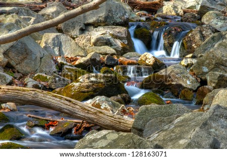 Forest Stream - Woods Wood Woodland Nature Hike Water Flowing Waters Tranquil HDR