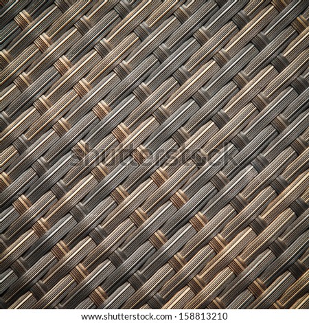 Wicker or rattan bamboo material for background