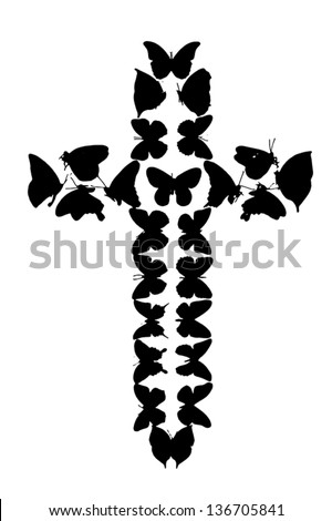 Free Free 147 Butterfly Cross Svg SVG PNG EPS DXF File