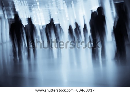 Business people abstract background